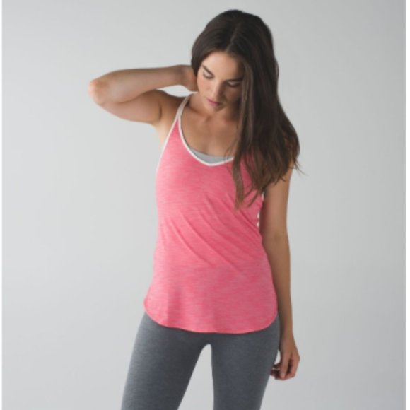 lululemon athletica Tops - LULULEMON WHAT THE SPORT SINGLET II PINK TANK - 6